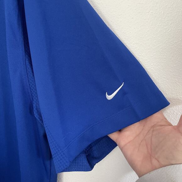 Nike Golf Tour Performance Dri-Fit Polo Shirt Blue-2XL-Kendrick Course-NWOT - Picture 6 of 10
